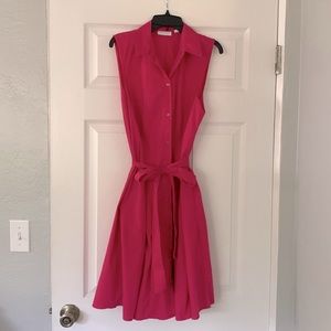 Button Down Fit and Flare Dress
